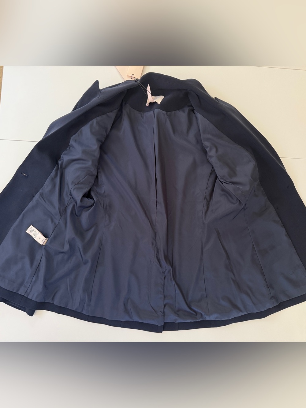 NWT Cinq à Sept Cheyenne Paisley Embellished Blazer Navy – Size 6 - Picture 12 of 12